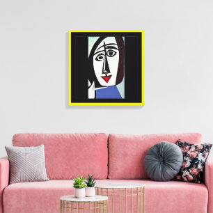 Impresión en lienzo estirado de arte abstracto
