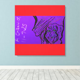 Impresión en lienzo estirado de arte de fantasía