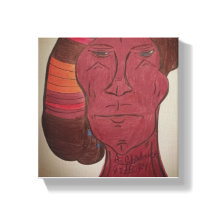 Impresión en lienzo estirado de arte multiracial