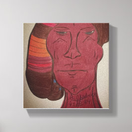 Impresión en lienzo estirado de arte multiracial