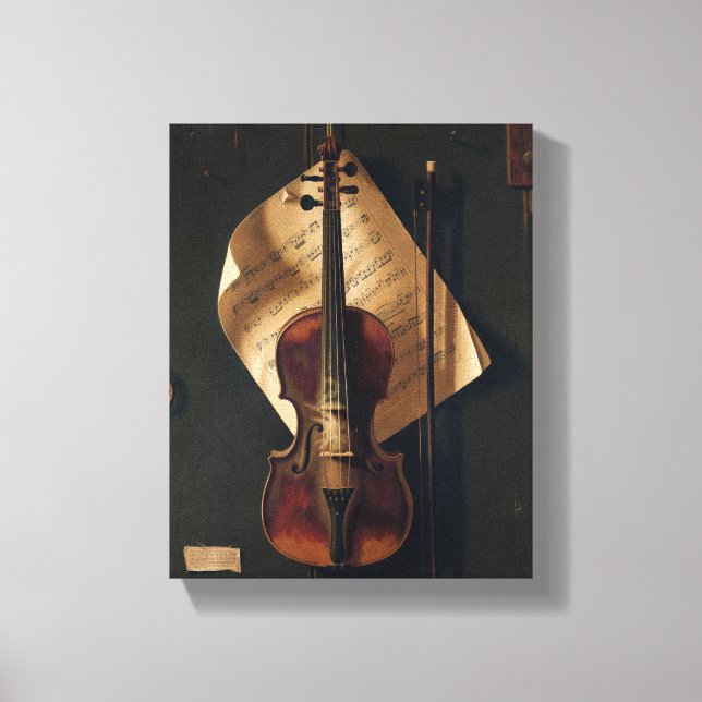 Impresión en lienzo estirado de Dutch Master Music (Anverso)