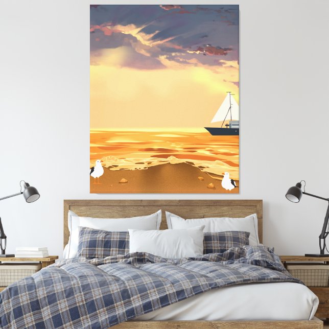 Impresión en lienzo estirado de foto personalizada (Insitu(Dormitorio))