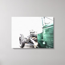 Impresión en lienzo estirado de Hot Rod / Decoraci