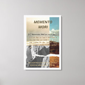 Impresión en lienzo estirado de Memento Mori
