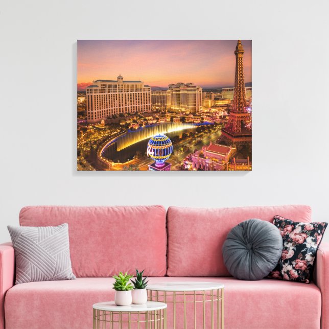 Impresión en lienzo estirado de Vegas (Insitu (Sala de estar))