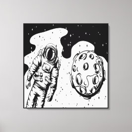 Impresión en lienzo estirado del estado del astron