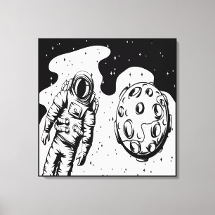 Impresión en lienzo estirado del estado del astron