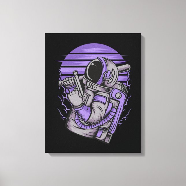 Impresión en lienzo estirado Estado de astronauta (Anverso)