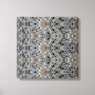 Impresión en lienzo estirado Ice Metal Fire II