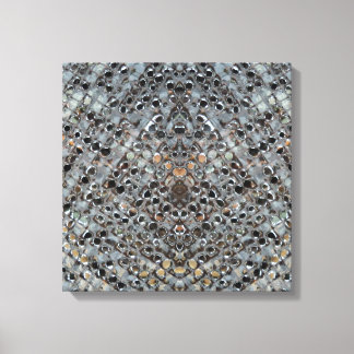 Impresión en lienzo estirado Ice Metal Fire III