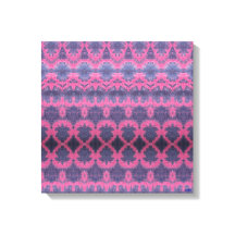 Impresión en lienzo estirado Indigo Pink II