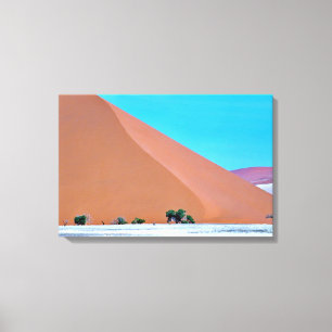 Impresión en lienzo estirado namibia sossusvlei