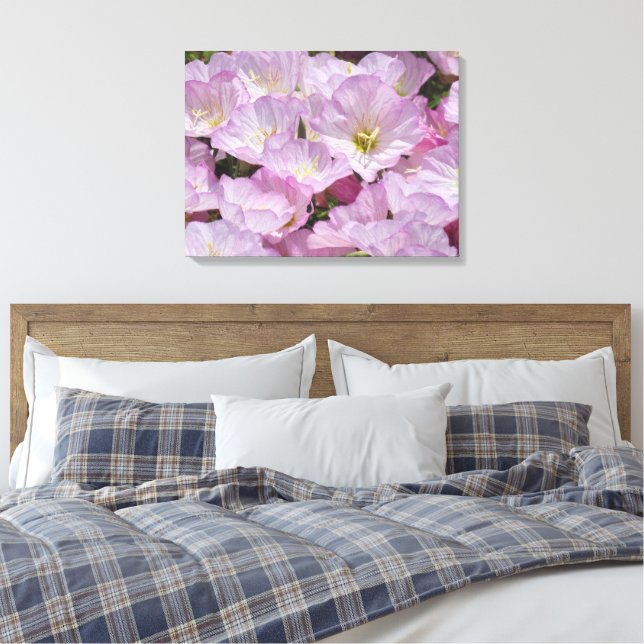 Impresión en lienzo - Flores rosadas (Insitu(Dormitorio))