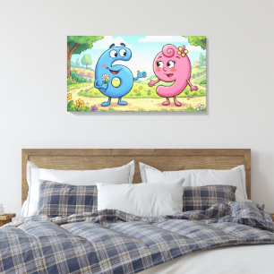 Impresión en lienzo Love 69 - Arte de pared provoc