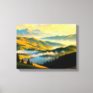 Impresión en lienzo No. 5, Serie Paisaje