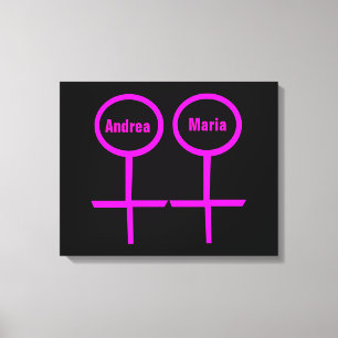 Impresión en lienzo personalizable para amantes le