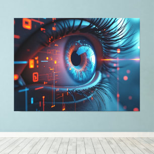 Impresión en lienzo Quantum Eye