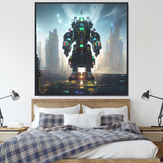 Impresión en lienzo Robot 4 (Insitu(Dormitorio))