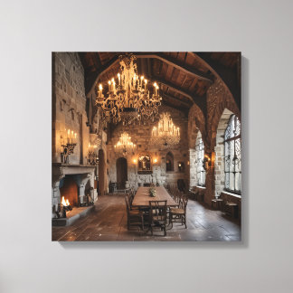 Impresión en lienzo (Sala de comedor del castillo)