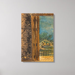 Impresión en lienzo - Vista al mar Pintura acrílic