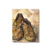 Impresión en lienzo "Zapatos" de Van Gogh