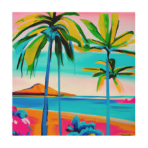 almohada tropical de tiro floral