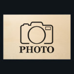 Impresión En Madera Añadir Boda fotográfico personalizado moderno eleg<br><div class="desc">Puedes personalizar con tu foto,  logotipo o con tu texto. Puede colocarlos como desee en la página de personalización. Moderno,  único,  simple o personal,  es tu elección.</div>
