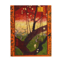 Árbol de ciruelas flotantes Van Gogh después de Hi