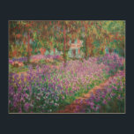 Impresión En Madera Claude Monet - El jardín del artista en Giverny<br><div class="desc">El jardín del artista en Giverny / Le Jardin de l'artiste a Giverny - Claude Monet,  1900</div>