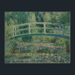 Impresión En Madera Claude Monet - Nieves por el agua y puente japonés<br><div class="desc">Water Lilies y el Puente Japonés por Claude Monet, 1899. Claude Monet fue fundador de la pintura impresionista francesa, y el profesional más consistente y prolífico de la filosofía del movimiento de expresar las propias percepciones antes que la naturaleza, especialmente cuando se aplicaba a la pintura de paisaje al aire...</div>