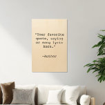 Impresión En Madera Crear su propia cotización<br><div class="desc">Crea tu propio personalizado citando arte de pared de madera. Incluye tipografía de máquina de escribir minimalista.</div>
