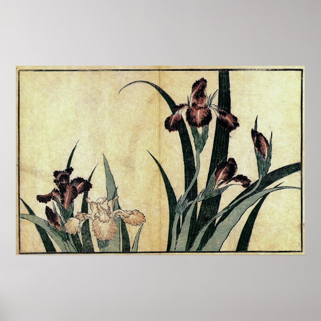 Impresión en madera de Ukiyo-e de Katsushika Hokus (Frente)