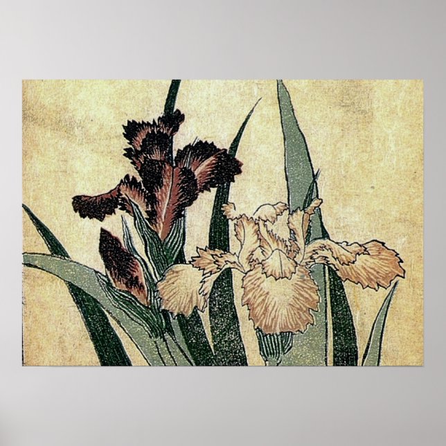 Impresión en madera de Ukiyo-e de Katsushika Hokus (Frente)