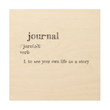 Diario - Verbo - Wood Wall Art