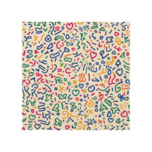 Divertido doodle de formas vibratorias coloridas
