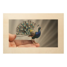 Exquisito Pavo Real en Miniatura