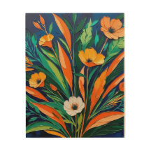 Flor de Wood Wall Art