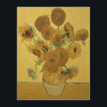 Impresión En Madera Girasoles de Vincent van Gogh el |, 1888<br><div class="desc">Número de colección de la imagen:  BAL970 girasoles,  1888 (aceite en lona). Gogh,  aceites de la furgoneta de Vincent 1853-90) (en lona. National Gallery,  Londres,  Reino Unido.  1888</div>