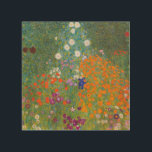 Impresión En Madera Gustav Klimt Flor Jardín Naturaleza<br><div class="desc">Un bonito cuadro del jardín,  un cuadro clásico de Gustav Klimt,  llamado Cottage Garden,  o Bauergarten,  1907,  que se encuentra cerca de un jardín de flores,  un cuadro de flores de colores.</div>