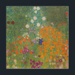 Impresión En Madera Gustav Klimt - Jardín de flores<br><div class="desc">Jardín de flores - Gustav Klimt en 1905-1907</div>
