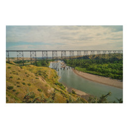 Impresión En Madera Icono del tren de Lethbridge