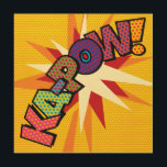 Impresión En Madera KA-POW Fun Retro Libro De Historietas Pop Art<br><div class="desc">Un divertido,  fresco y moderno diseño inspirado en el arte pop del libro de historietas retro que pone el wham,  zap,  pow en tu día. El regalo perfecto para superhéroes,  amigos,  familia o como un regalo para ti mismo. Diseñado por ComicBookPop© en www.zazzle.com/comicbookpop*</div>