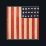 Impresión En Madera La vieja bandera de Estados Unidos<br><div class="desc">Símbolos y emblemas nacionales estadounidenses - Bandera de los Estados Unidos de América</div>