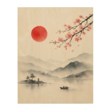 Paisaje Zen Japonés Minimalista