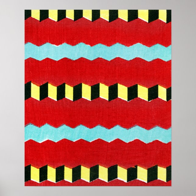 Impresión en madera pintada de Furuya Korin en jap (Frente)