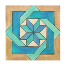 QuilBlock Wood Wall Art