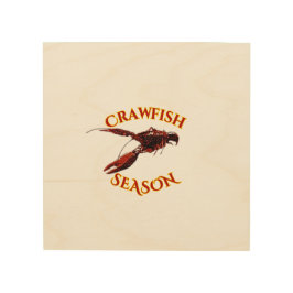 Impresión En Madera Temporada de langostas