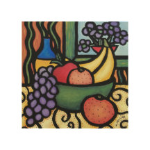 Todavía de la fruta vida colorida de la pintura