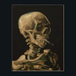Impresión En Madera Vincent van Gogh - Calavera con cigarrillo en llam<br><div class="desc">Cabeza de un Skeleton con un cigarrillo en llamas / Calavera con cigarrillo en llamas / Crane de squelette fumant une cigarrillo - Vincent van Gogh,  1885</div>