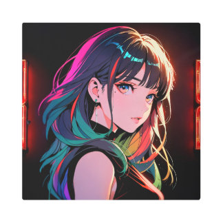 Impresión En Metal 煌霞の少女【Radiant Haze Girl】